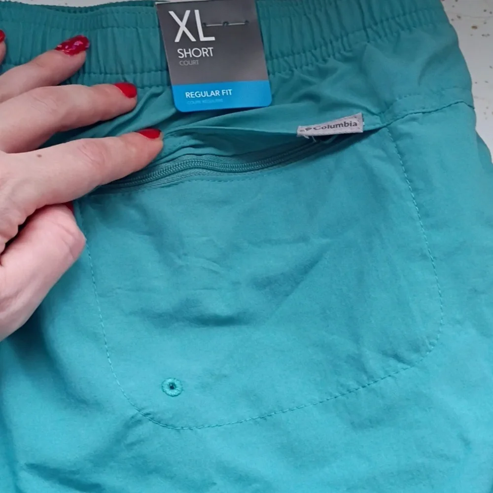 Columbia Teal Athletic Shorts - Picture 6 of 8